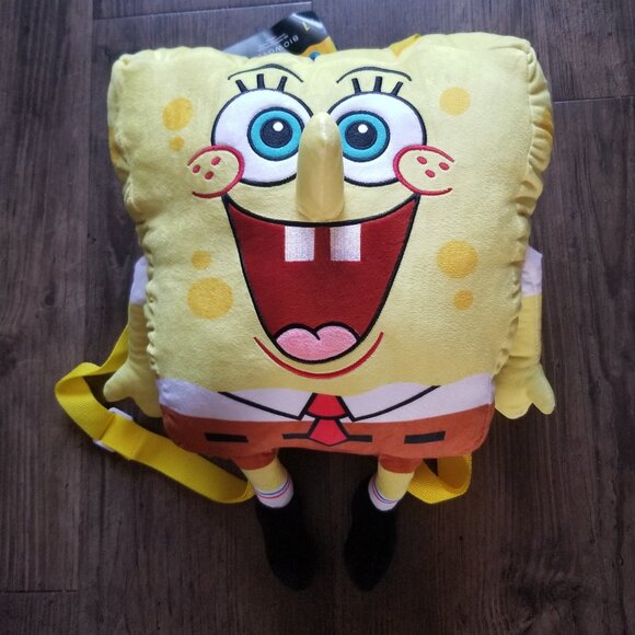 Nickelodeon SpongeBob SquarePants Plush Backpack - Picture 1 of 6